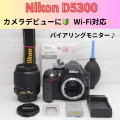Nikon D5300☆初心者におすすめ☆自撮り楽々☆Wi-Fi対応機種☆