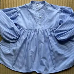 グローバルワーク　チュニック　ブラウス　ストライプ　サイズ120