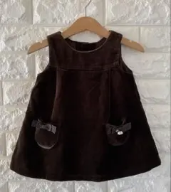 Tartine et Chocolat ワンピース　80サイズ　ベロア