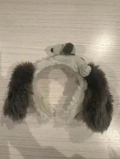 USJ スヌーピー マスコット付きカチューシャ(グレー)