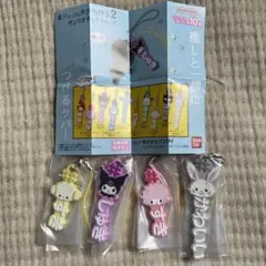 推しと一緒につけるラバー ガチャ 4種 サンリオキャラクターズ