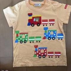 ミキハウス 電車柄 Tシャツ 90