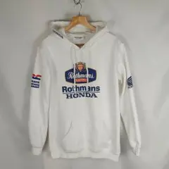 90s　レア　Rothmans HONDA　フーディ　ホワイト　L　B4790 2026年最新】ロスマンズホンダ パーカーの人気アイテム - メルカリ