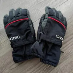 IGNIO キッズ防寒手袋 120cm 黒　雪遊びスキースノーボードにも☆