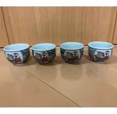 有田焼/西峰作/湯呑み4客/裏印入り◎