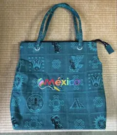 メルカドバッグ　メキシコ民族模様