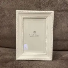 サラグレース　フォトフレーム　アンティーク調　ホワイト