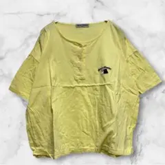 silvia & silvester半袖Tシャツワンポイント　ポロシャツ襟なし