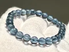 【高品質】【美しい濃い青色】アクアマリン　ブレスレット