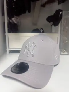 さゆ♡様 9FORTY ヤンキース ペールブルー ラインストーン キャップ