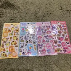 サンリオ　平成ハッピーフォン　ステッカー　シール　４枚セット