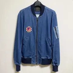 EDWIN デニム風スウェットブルゾン ジャンパー MA-1 Levis LEE