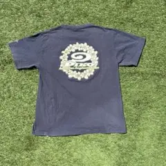 90s PIKO tシャツ グッドフェード　シングルステッチ　y2k ナス紺