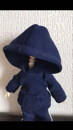 オビツ11 シンプルなパーカー　ネイビー