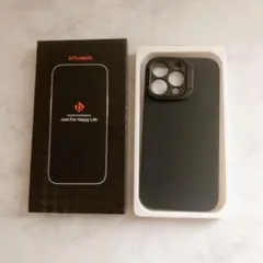 iPhone 15 Pro Max ケース カメラホルダースタンド ブラック