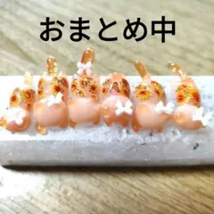 No.111 レジン道 猫 ひまわり花柄 6匹セット - メルカリ