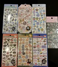 【正規品】BONBON DROP シール　和柄　他　7枚セット　おまとめ売り