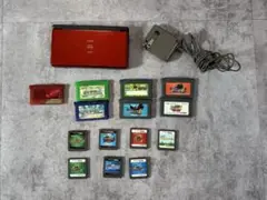 【動作確認済】ニンテンドーDS Lite 本体＋ゲームソフト14本 まとめ売り
