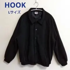 HOOKフック　ブラック ジャンパー・ブルゾン　メンズLサイズ