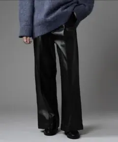 selle glant CENTER SEAM TUCK WIDE PANTS