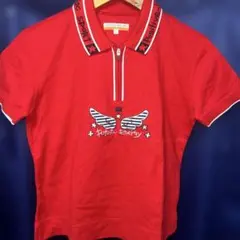 CASTELBAJAC レッド ポロシャツ S