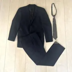 [美品]スーツ3点セット　男児　卒業式　160 ネイビー