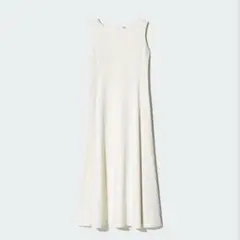 【美品】UNIQLO ウルトラストレッチエアリズム ワンピース/丈長め
