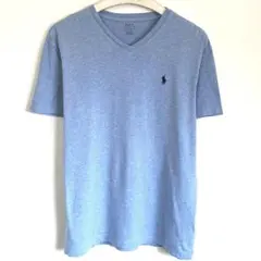 ラルフローレン Tシャツ シャツ ワンポイント ポロ 水色 ライトブルー ブルー