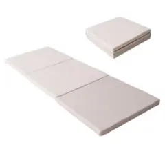 低反発 6cm マットレストップパッド グレー ダブル - メルカリ