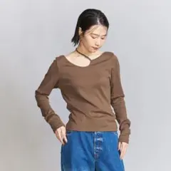 ビューティー&ユース ユナイテッドアローズ コットン カットアウト カットソー