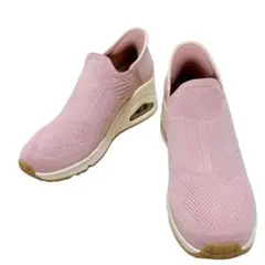 スケッチャーズ　スリッポン　スリップインズ　スニーカー　ピンク　ウェッジ　厚底