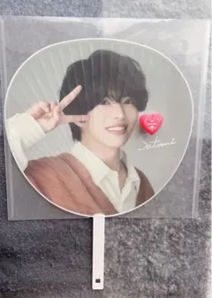 さとみ ワンマンライブ 実写うちわ ハート型リングライト