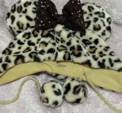 ディズニー ミニー ファンキャップ ヒョウ柄