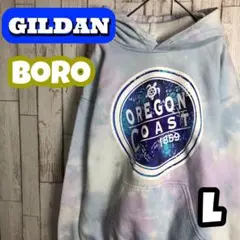 US古着　ギルダン　boro　パーカー　L PC34