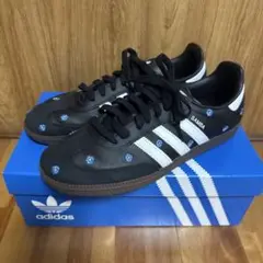 adidas Samba 黒 花柄刺繍 シューズ　26.5㎝　箱あり adidas Samba 黒 花柄刺繍 シューズ 26.5㎝ 箱あり Amazon