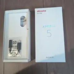 Sony Xperia 5 SO-01M USBアダプター付き