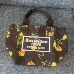 Russeluno ラッセルノ東京　花柄　ゴルフバッグ　エコバッグ 未使用品