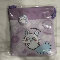 おまけ付き☆ ちいかわ くら寿司 コラボ 巾着 モモンガ