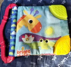 ベビー　玩具　Bright Starts 布絵本 カラフル動物
