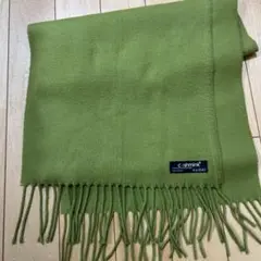 cashmink 緑 マフラー