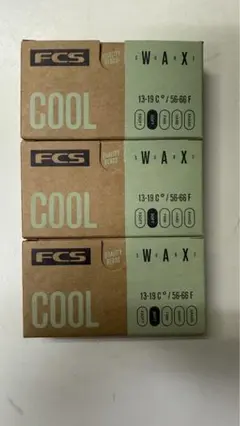 FCS サーフィン ワックス クール×3 surf wax 3個セット