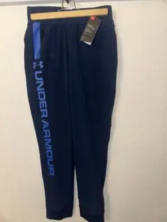 UNDER ARMOUR ネイビー ジャージパンツ SM 新品タグ付