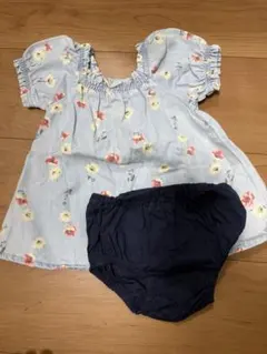 baby GAP 花柄ワンピース ブルマセット 3-6monthsのサムネイル
