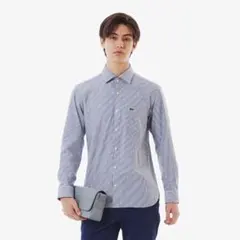 Lacoste ストライプ ボタンダウンシャツ