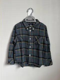 SHIPS KIDS シップス　ネル シャツ ボタンダウン　チェック　100