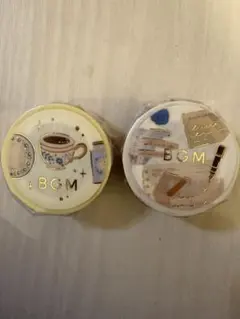 BGM マスキングテープ 2種セット 箔押し 和紙のサムネイル