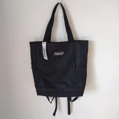 む*ち様 Coleman 2WAY BACKPACK TOTE ブラック