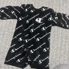 Champion ブラックロンパース 50-60