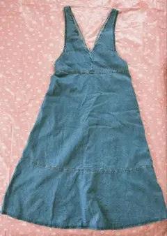 デニムワンピース ひざ丈ワンピース