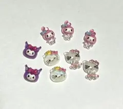 サンリオ ネイルパーツ 9個セット
